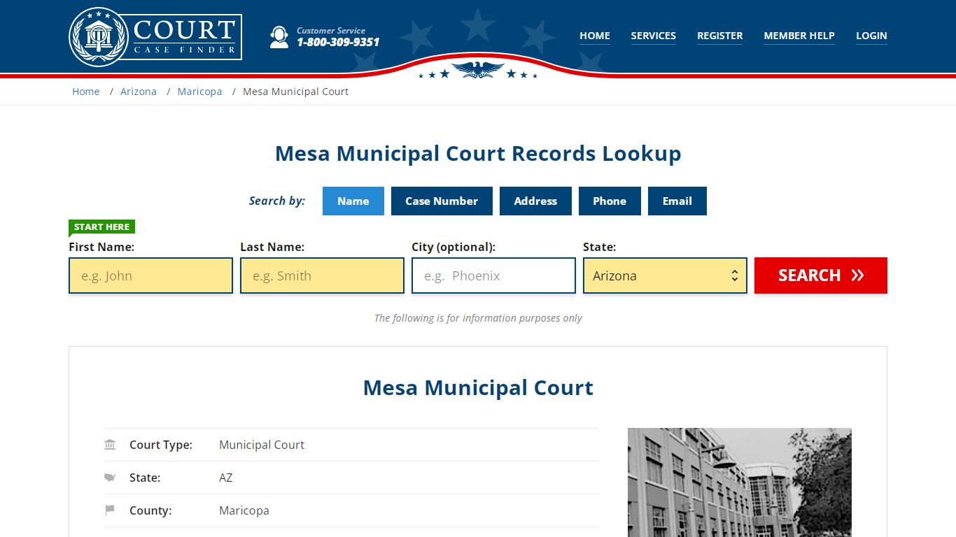 Mesa Municipal Court Records | Mesa, Maricopa County, AZ Court Case Lookup